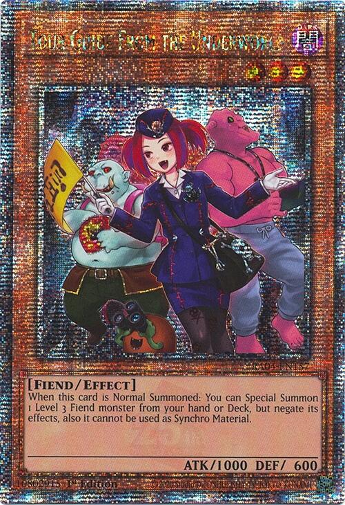 Tour Guide from the Underworld (Alternate Art) [RA04-EN157] Quarter Century Secret Rare | Black Swamp Games