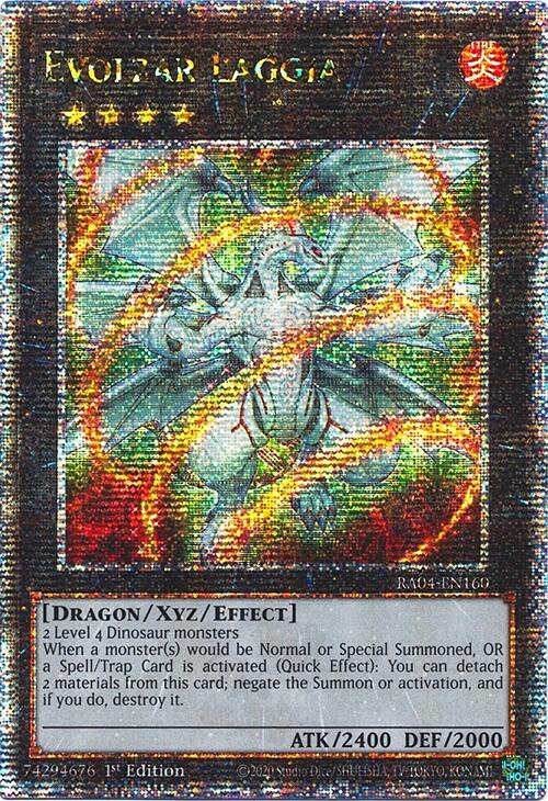 Evolzar Laggia [RA04-EN160] Quarter Century Secret Rare | Black Swamp Games