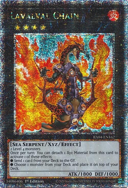 Lavalval Chain [RA04-EN162] Quarter Century Secret Rare | Black Swamp Games