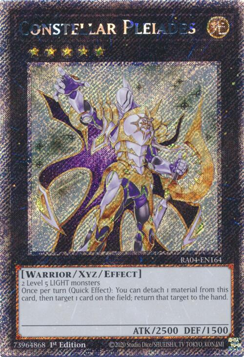 Constellar Pleiades [RA04-EN164] Platinum Secret Rare | Black Swamp Games