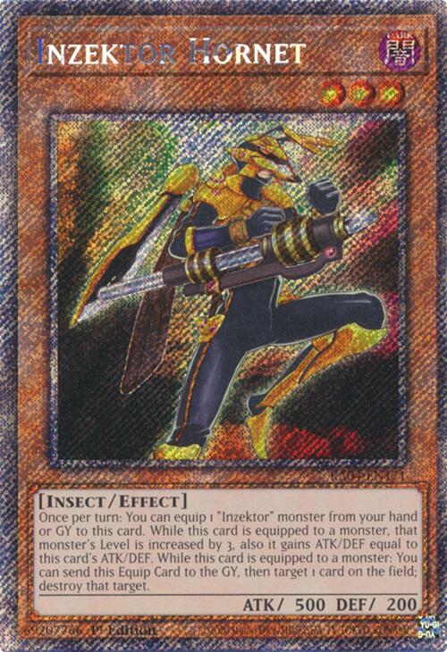 Inzektor Hornet [RA04-EN171] Platinum Secret Rare | Black Swamp Games