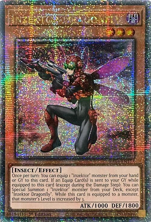 Inzektor Dragonfly [RA04-EN172] Quarter Century Secret Rare | Black Swamp Games