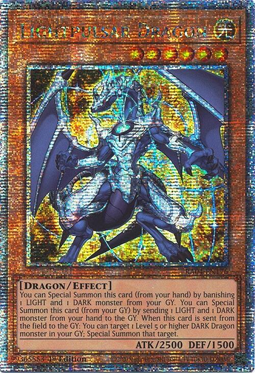 Lightpulsar Dragon [RA04-EN176] Quarter Century Secret Rare | Black Swamp Games