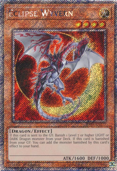 Eclipse Wyvern [RA04-EN177] Platinum Secret Rare | Black Swamp Games