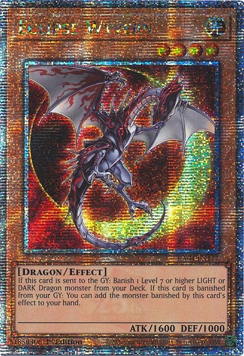 Eclipse Wyvern [RA04-EN177] Quarter Century Secret Rare | Black Swamp Games