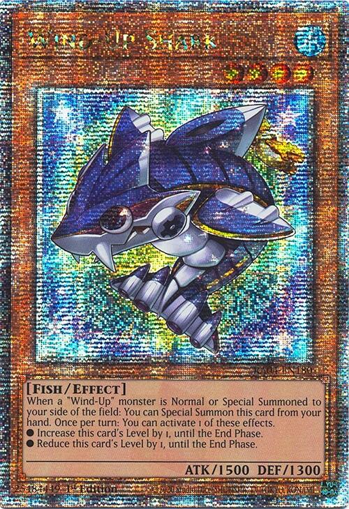 Wind-Up Shark [RA04-EN180] Quarter Century Secret Rare | Black Swamp Games