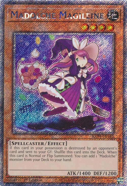 Madolche Magileine [RA04-EN185] Platinum Secret Rare | Black Swamp Games