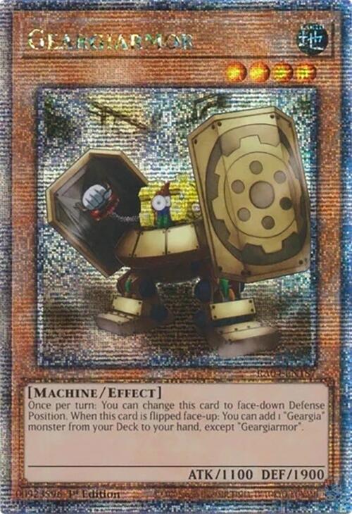 Geargiarmor [RA04-EN187] Quarter Century Secret Rare | Black Swamp Games