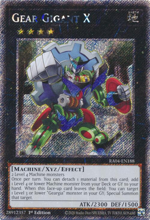 Gear Gigant X [RA04-EN188] Platinum Secret Rare | Black Swamp Games