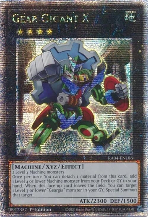 Gear Gigant X [RA04-EN188] Quarter Century Secret Rare | Black Swamp Games