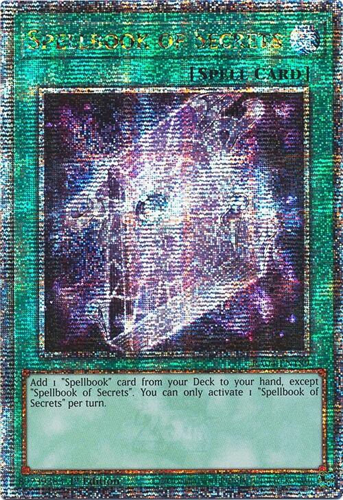 Spellbook of Secrets [RA04-EN189] Quarter Century Secret Rare | Black Swamp Games
