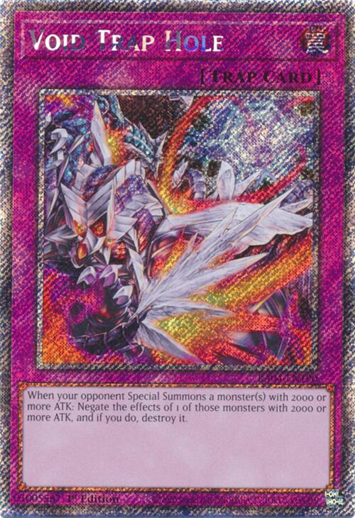 Void Trap Hole [RA04-EN190] Platinum Secret Rare | Black Swamp Games