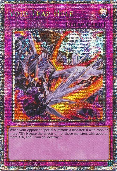 Void Trap Hole [RA04-EN190] Quarter Century Secret Rare | Black Swamp Games