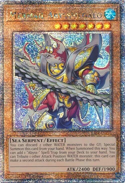 Mermail Abyssmegalo [RA04-EN191] Quarter Century Secret Rare | Black Swamp Games
