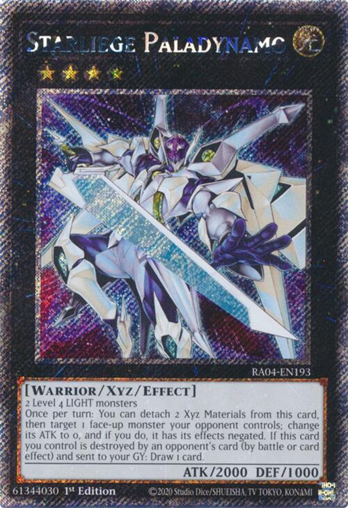 Starliege Paladynamo [RA04-EN193] Platinum Secret Rare | Black Swamp Games