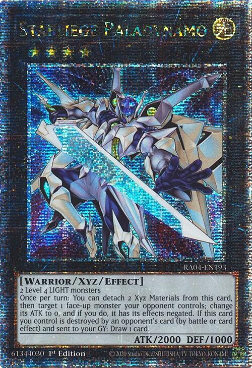 Starliege Paladynamo [RA04-EN193] Quarter Century Secret Rare | Black Swamp Games