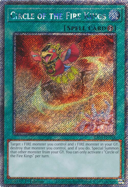 Circle of the Fire Kings [RA04-EN195] Platinum Secret Rare | Black Swamp Games