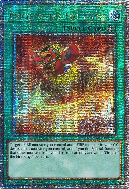 Circle of the Fire Kings [RA04-EN195] Quarter Century Secret Rare | Black Swamp Games