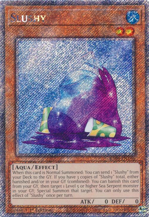 Slushy [RA04-EN196] Platinum Secret Rare | Black Swamp Games
