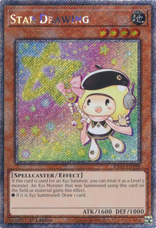 Star Drawing [RA04-EN199] Platinum Secret Rare | Black Swamp Games