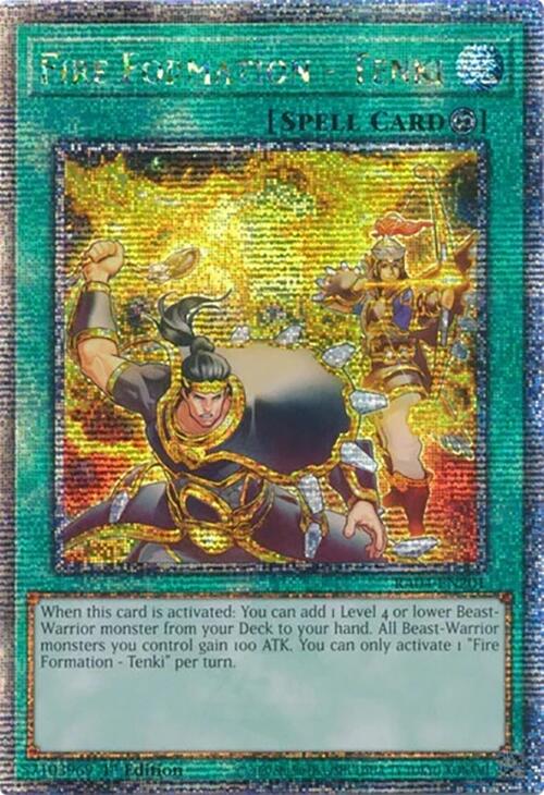 Fire Formation - Tenki [RA04-EN201] Quarter Century Secret Rare | Black Swamp Games