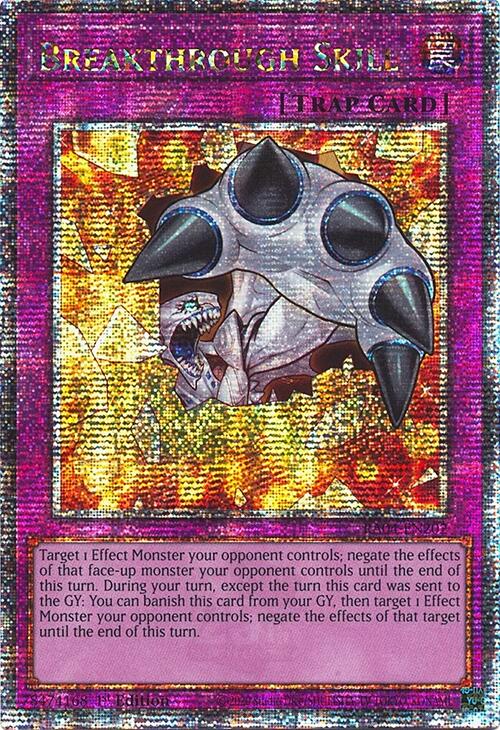 Breakthrough Skill [RA04-EN202] Quarter Century Secret Rare | Black Swamp Games