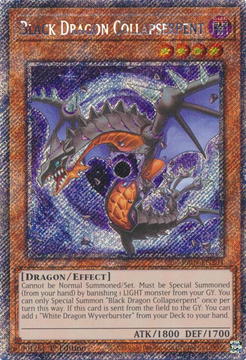 Black Dragon Collapserpent [RA04-EN204] Platinum Secret Rare | Black Swamp Games