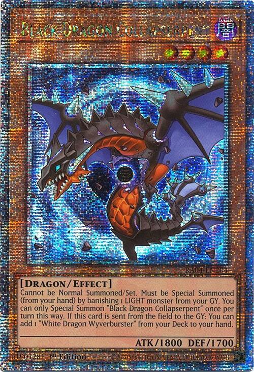 Black Dragon Collapserpent [RA04-EN204] Quarter Century Secret Rare | Black Swamp Games
