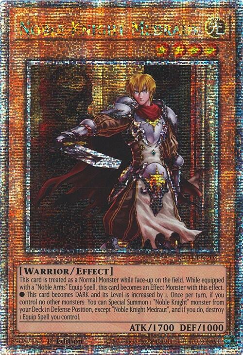 Noble Knight Medraut [RA04-EN205] Quarter Century Secret Rare | Black Swamp Games