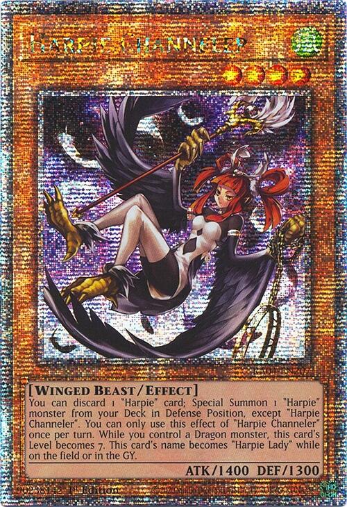 Harpie Channeler [RA04-EN207] Quarter Century Secret Rare | Black Swamp Games