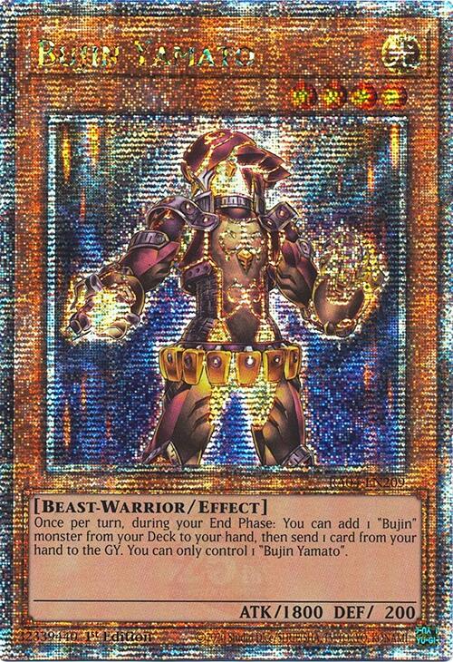 Bujin Yamato [RA04-EN209] Quarter Century Secret Rare | Black Swamp Games