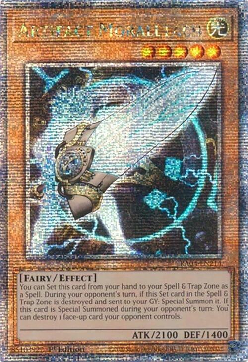 Artifact Moralltach [RA04-EN214] Quarter Century Secret Rare | Black Swamp Games
