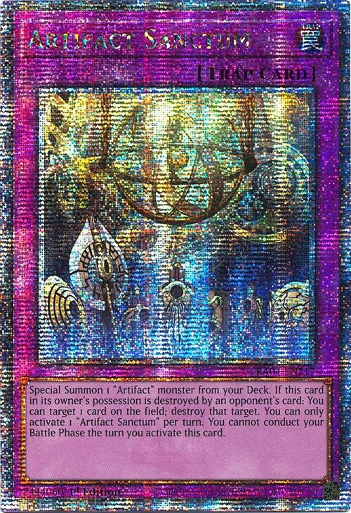 Artifact Sanctum [RA04-EN217] Quarter Century Secret Rare | Black Swamp Games