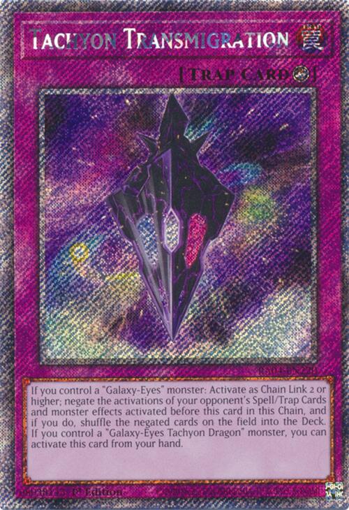 Tachyon Transmigration [RA04-EN220] Platinum Secret Rare | Black Swamp Games