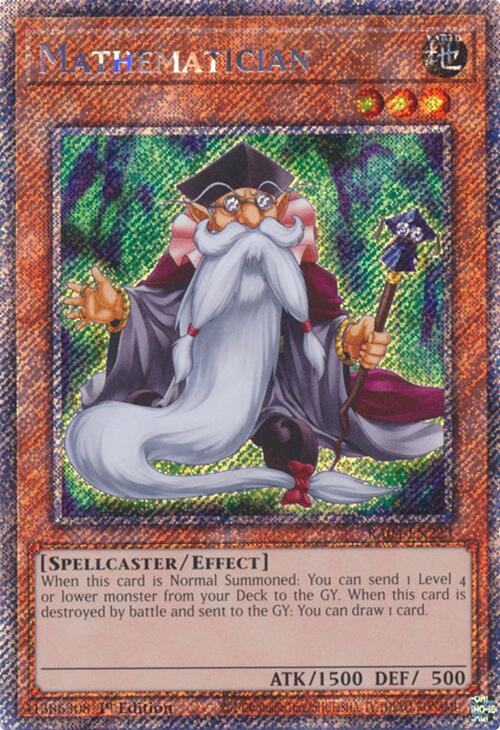 Mathematician [RA04-EN223] Platinum Secret Rare | Black Swamp Games