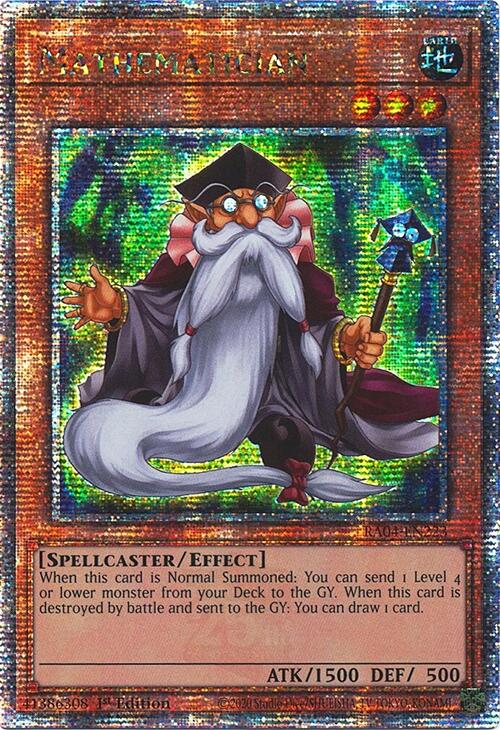 Mathematician [RA04-EN223] Quarter Century Secret Rare | Black Swamp Games