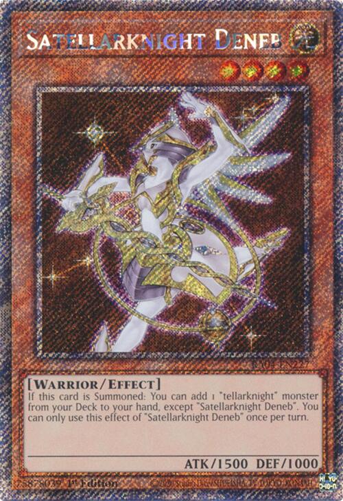 Satellarknight Deneb [RA04-EN227] Platinum Secret Rare | Black Swamp Games