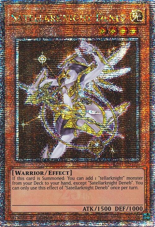 Satellarknight Deneb [RA04-EN227] Quarter Century Secret Rare | Black Swamp Games