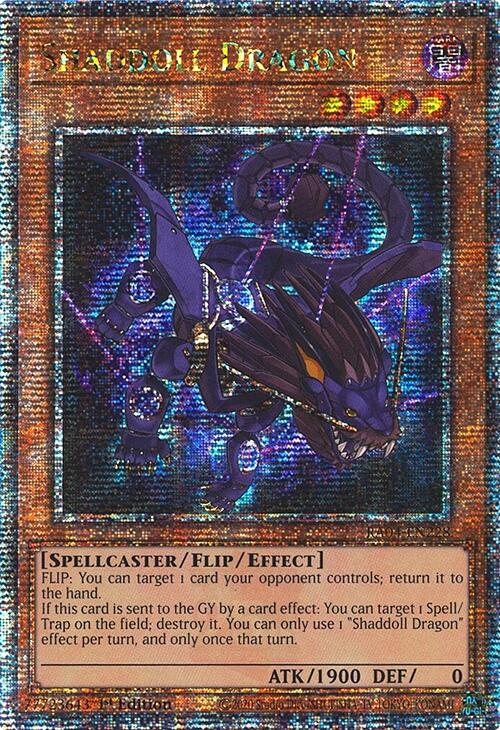 Shaddoll Dragon [RA04-EN228] Quarter Century Secret Rare | Black Swamp Games
