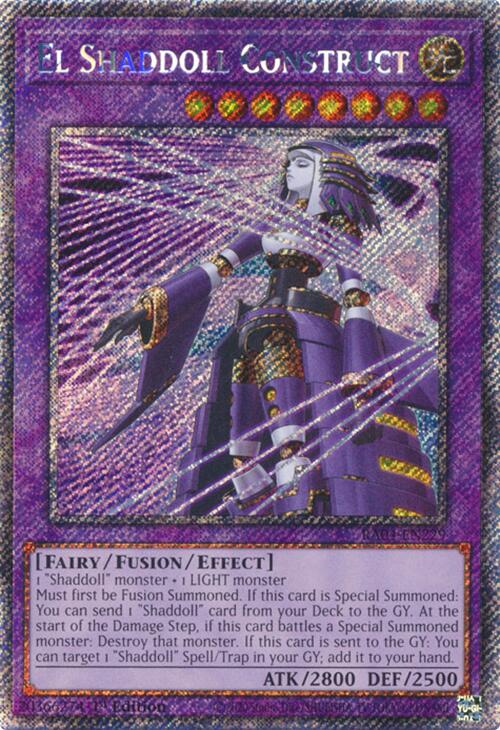 El Shaddoll Construct (Alternate Art) [RA04-EN229] Platinum Secret Rare | Black Swamp Games