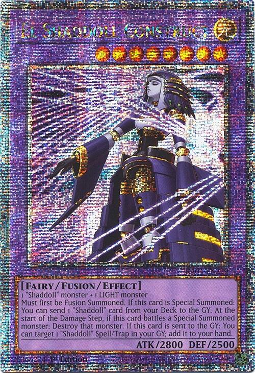 El Shaddoll Construct (Alternate Art) [RA04-EN229] Quarter Century Secret Rare | Black Swamp Games
