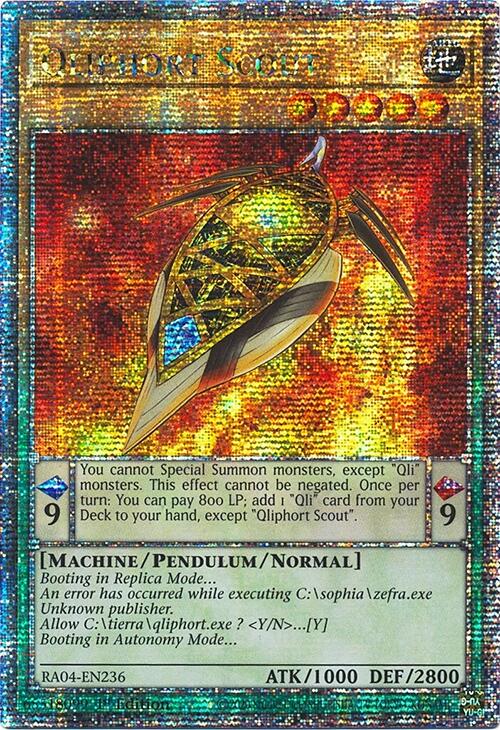 Qliphort Scout [RA04-EN236] Quarter Century Secret Rare | Black Swamp Games