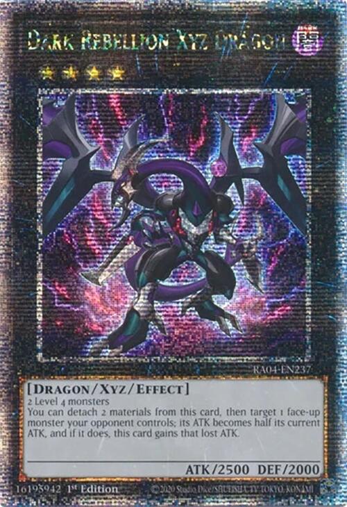 Dark Rebellion Xyz Dragon [RA04-EN237] Quarter Century Secret Rare | Black Swamp Games