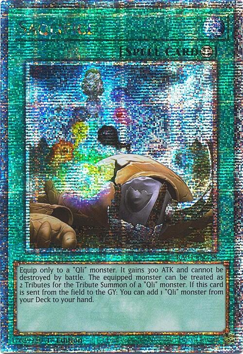 Saqlifice [RA04-EN238] Quarter Century Secret Rare | Black Swamp Games