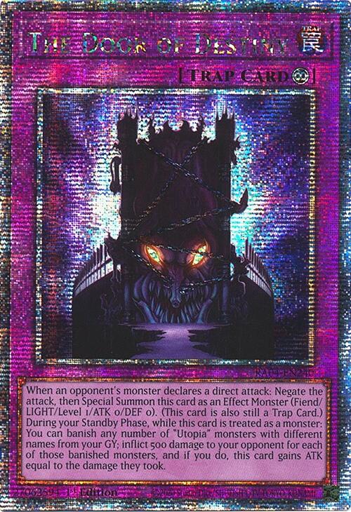 The Door of Destiny [RA04-EN240] Quarter Century Secret Rare | Black Swamp Games