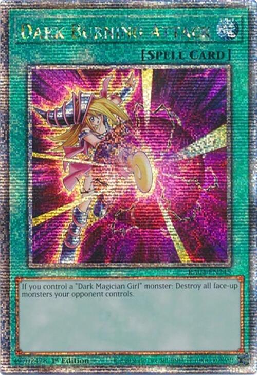 Dark Burning Attack [RA04-EN245] Quarter Century Secret Rare | Black Swamp Games