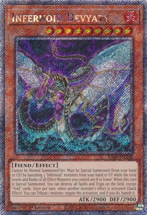 Infernoid Devyaty [RA04-EN248] Platinum Secret Rare | Black Swamp Games