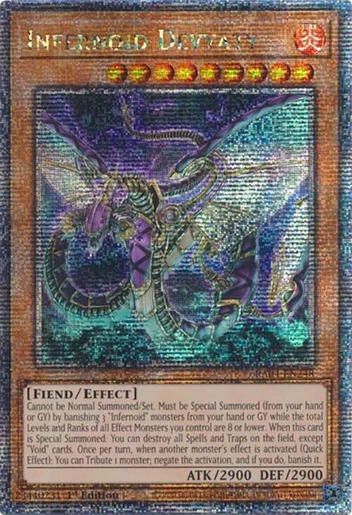 Infernoid Devyaty [RA04-EN248] Quarter Century Secret Rare | Black Swamp Games