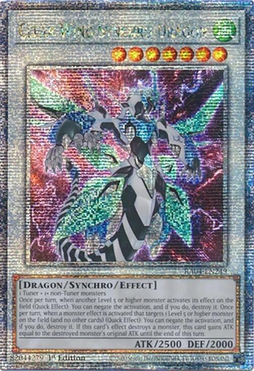 Clear Wing Synchro Dragon [RA04-EN249] Quarter Century Secret Rare | Black Swamp Games
