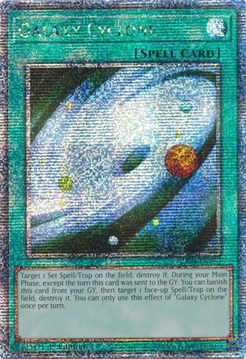 Galaxy Cyclone [RA04-EN250] Quarter Century Secret Rare | Black Swamp Games